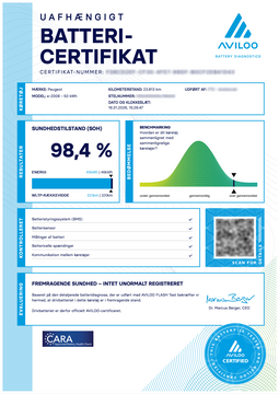 AVILOO_FLASH Test_Certificate_dk_EXCELLENT_front