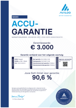 AVILOO_Battery Warranty_Basic_nl